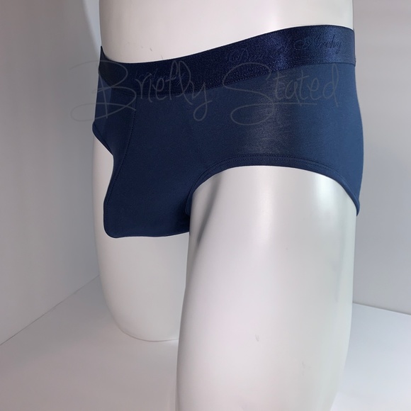 David Archy Micro Modal Briefs - Navy (M) - Picture 1 of 7